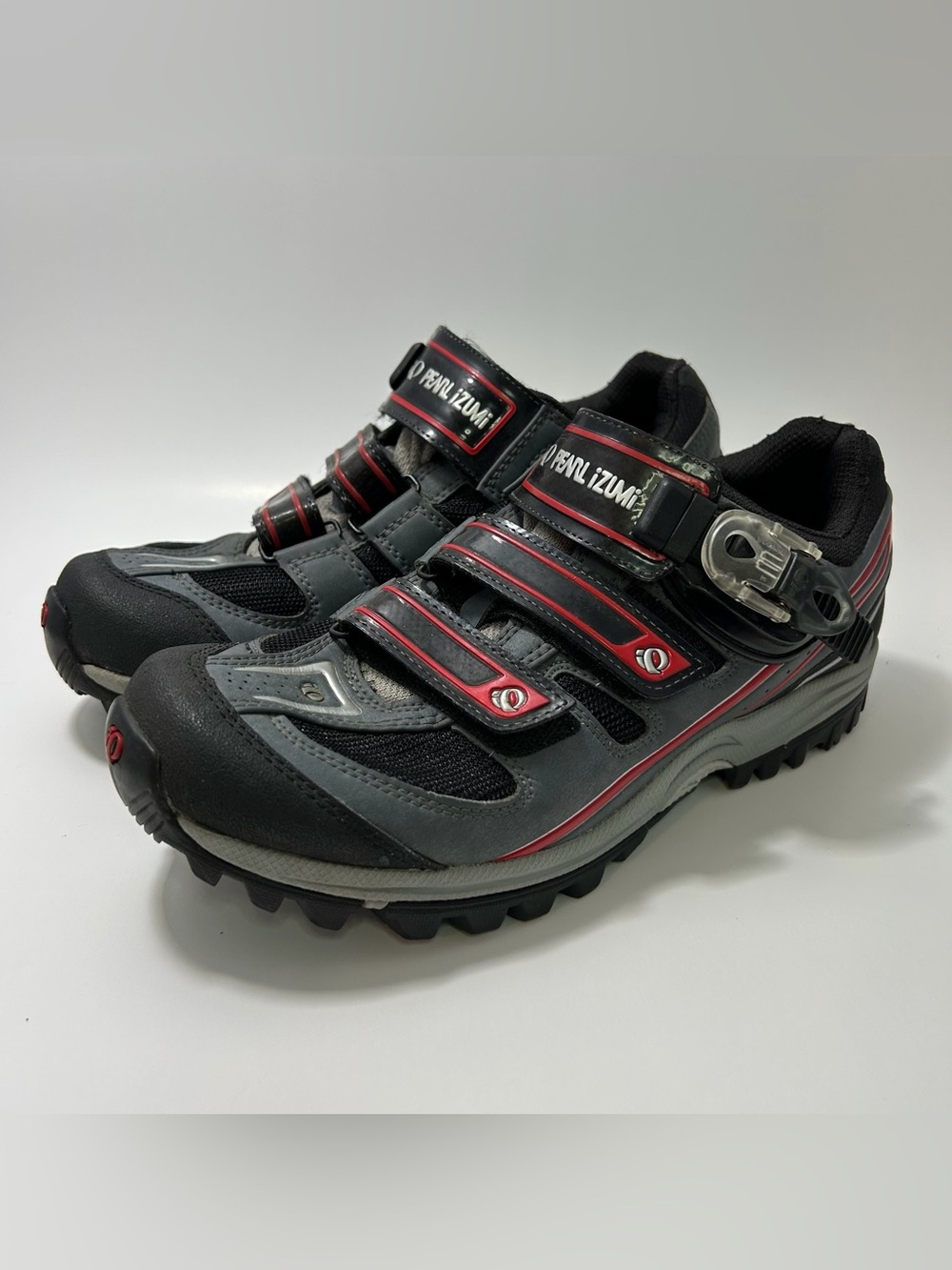 Pearl Izumi Black and Red Mountain Cycling Shoes